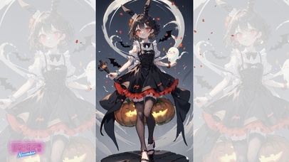 4K高清万圣节Ai萝莉美女