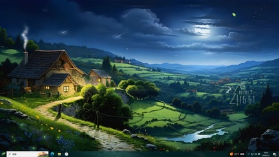 享受乡村的宁静