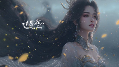 4K唯美古风美女