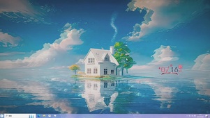 海景小屋-桌面主题