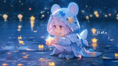 拾星星的小女孩