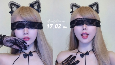 纯欲眼罩小姐姐