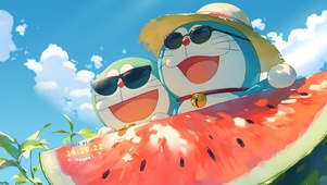 享受夏日