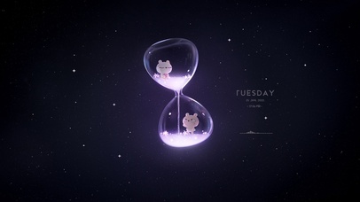 唯美治愈星空兔兔