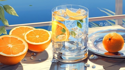 冰爽柠檬水