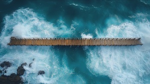 怒海栈桥
