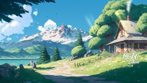治愈雪山的小屋
