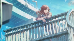 天桥少女