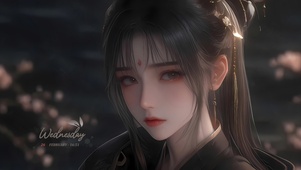 4K 古风佳人 