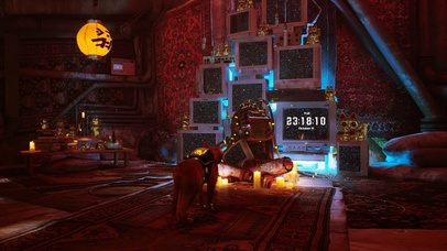 科技电脑房间小狗