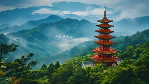 白云森林小塔