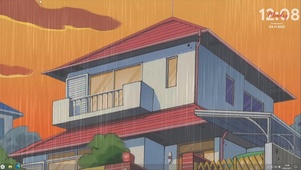 蜡笔小新雨天