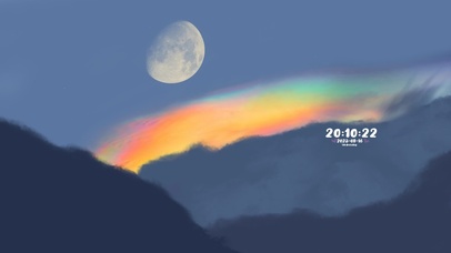 夕阳虹 治愈风景