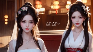 4K唯美治愈古风仙女