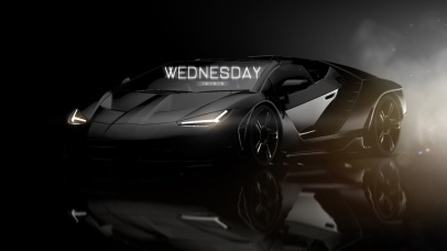 4k超清 玄黑跑车