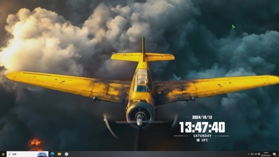 战火中的倒行飞机