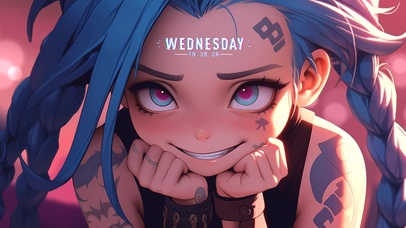 4K 大眼萌金克丝