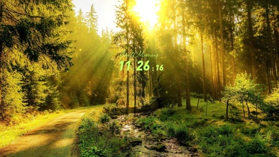 森林治愈阳光-丁达尔效应