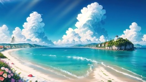白云大海