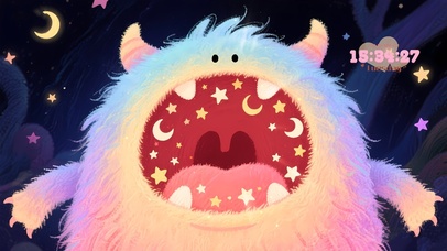 大嘴巴的丑萌怪兽