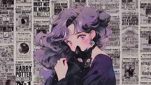 怀旧漫画女孩