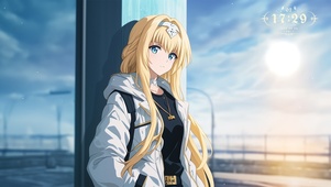 海滩金发女孩