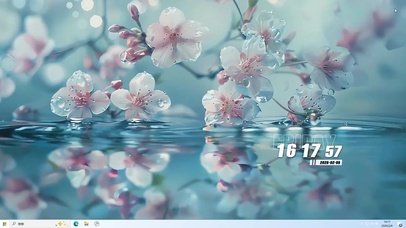 雪梅河流桌面主题