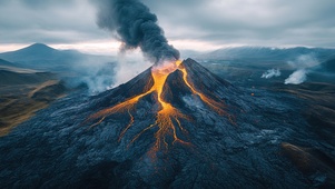 火山熔岩平原