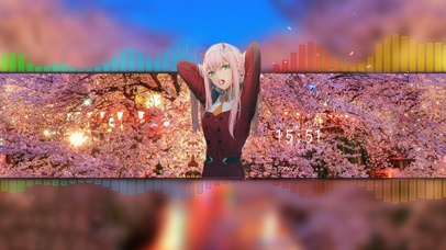 樱花少女 可视化音频互动