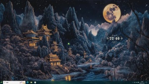 黑金AI插画-桌面主题
