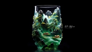 杯中山水