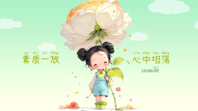 可爱小清新女孩