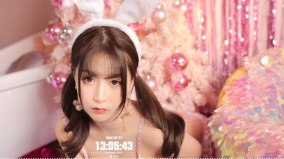 清纯呆萌可爱女友