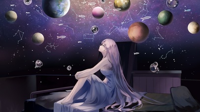 仰望星空(动漫动态壁纸) - 动态壁纸下载 - 元气壁纸