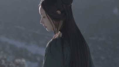 汉服黑裙清纯美女