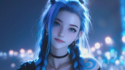 可爱甜美的金克斯