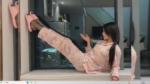 性感大长腿踢腿变装美女 合集 