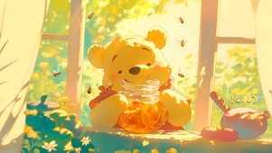 小熊爱蜂蜜