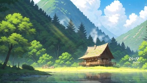 治愈 林中小屋