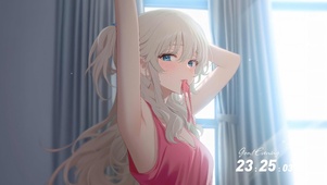 扎头发的女孩