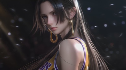 运动美女