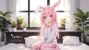 狐耳萝莉小女孩
