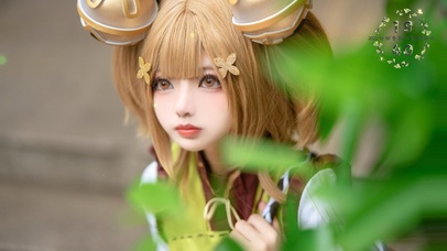 原神瑶瑶cos露头