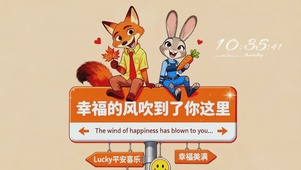 幸福的风吹到了你这里