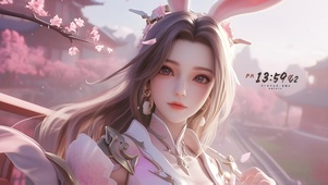 樱花古风美女