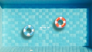 爆火3D泳池