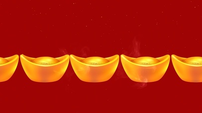 金元宝来了 4K 发财壁纸