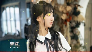 双马尾JK制服美女