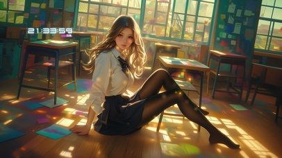 她的笑声如摇曳在夏夜的风铃