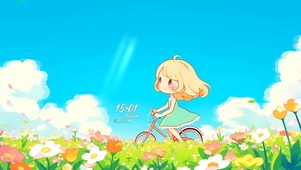 治愈花田骑行